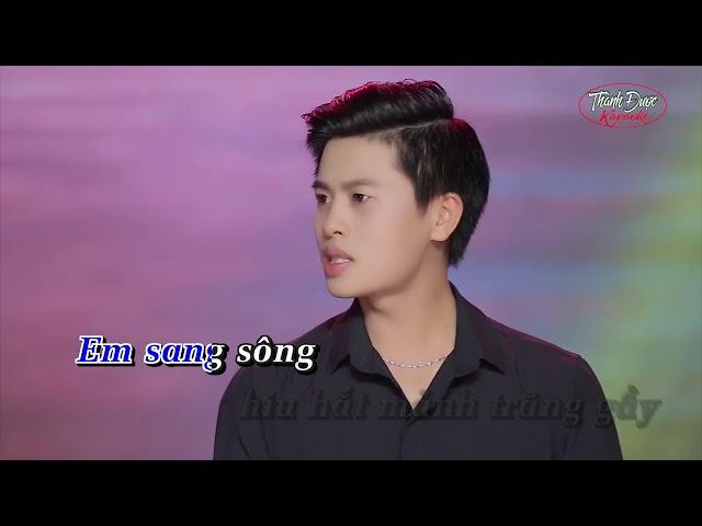 Tình Ngăn Đôi Bờ - Karaoke Nguyễn Thành Viên - Beat chuẩn