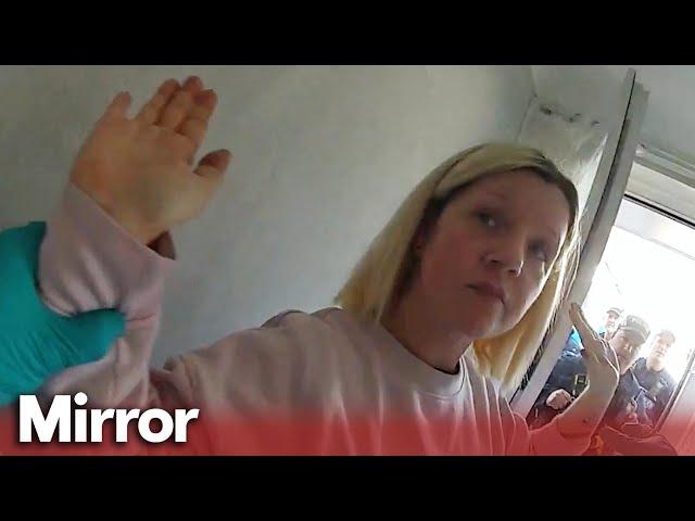 Bodycam arrest footage of daughter for murdering both parents