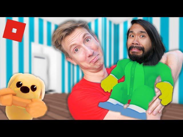 BABY SPY NINJA? Playing ROBLOX ADOPT ME To Find YouTube Thief and Stolen Gold Play Button!