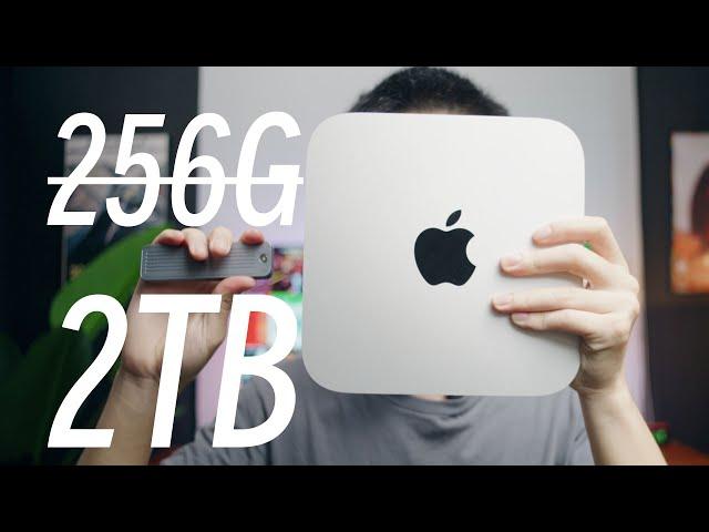 丐版 Mac Mini 扩容 2TB 教程，500块搞定固态+硬盘盒