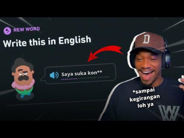 Hari pertama mas Amba belajar bahasa Indonesia 