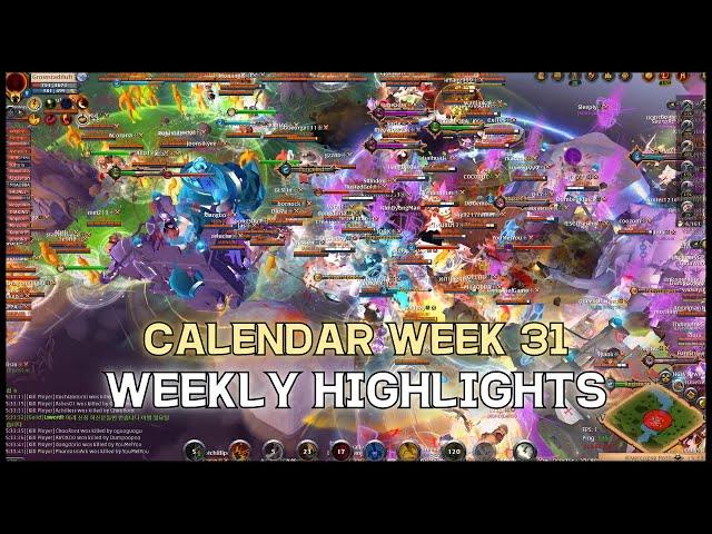 Albion Online Highlights: Calendar Week 31 (ZvZ, PvP, Static Dive)/ 알비온 하이라이트: 31주차 (저그전, PvP, 다이브)