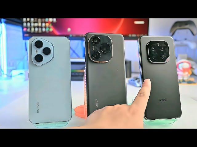 Honor 400 Pro Vs Honor Power Vs Honor GT Pro Hands'On Comparison | Battery, Camera, Display, Gaming!