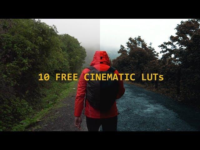 LUT PACK | 10 FREE Cinematic LUTs