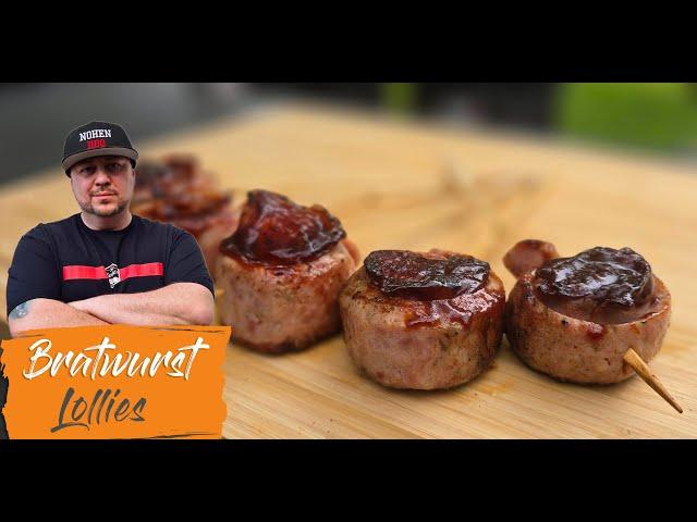 BRATWURST Lollies - schneller Snack vom GRILL