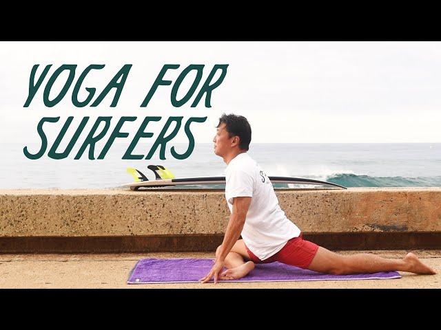 10 Minute Stretches for Surfers w/ Clyde | Yoga with Aloha