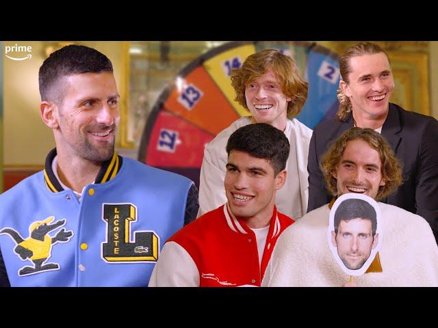 "I Break Rackets But I Don't Cry" | Novak Djokovic's ATP Champions Quiz ft. Alcaraz, Sinner & More