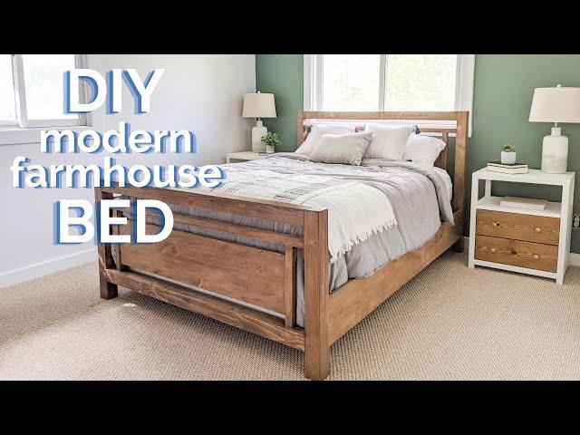 DIY Modern Farmhouse Bed