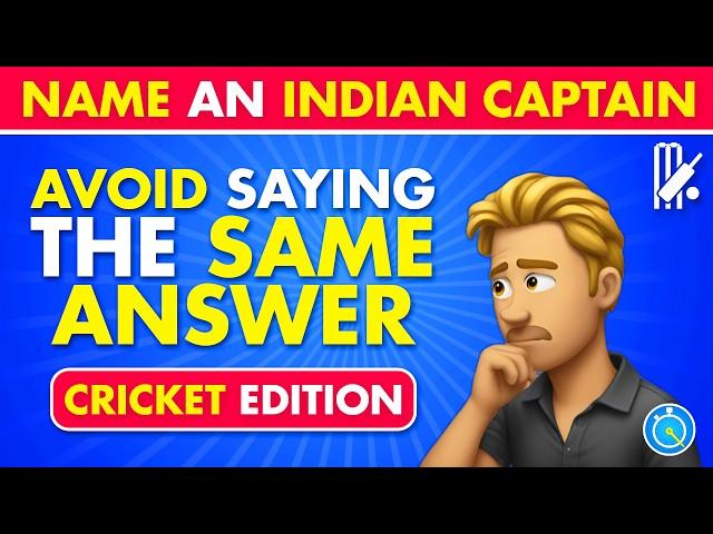 Avoid Saying Same Answer - Cricket Edition | Cricket Quiz 2025