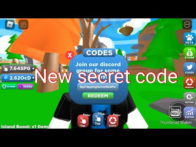 End update of tapping horror new secret code