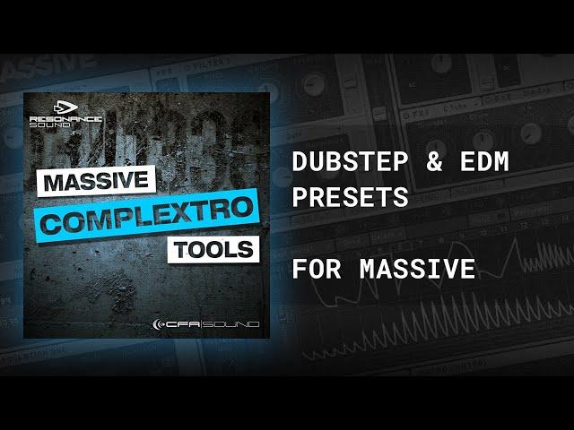 CFA-Sound Massive Complextro Tools - NI Massive Soundset