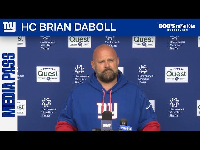 Coach Brian Daboll Provides Updates as OTAs Begin | New York Giants
