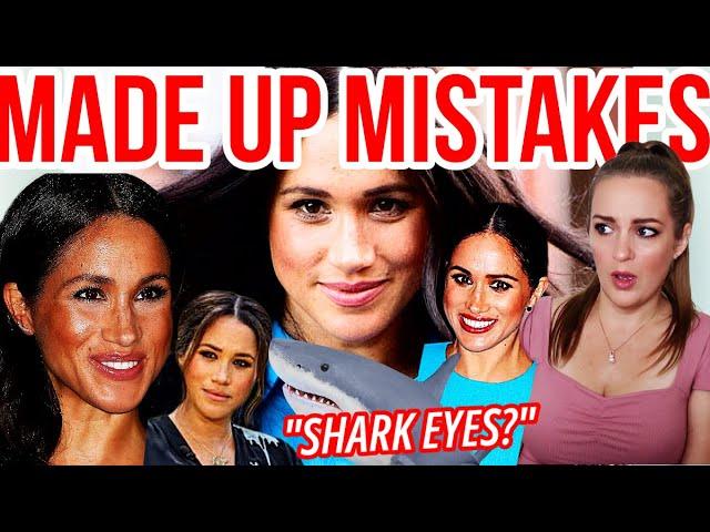 THE MEG'S MAKEUP FAILS + HOODED, DEEP SET & SMALL EYE MAKEUP TIPS! #meghanmarkle #makeup #reaction