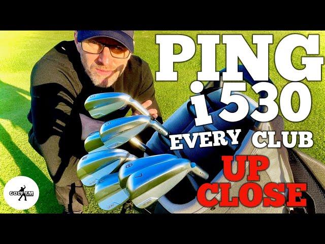 PING I530 IRONS ALL THE CLUBS UP CLOSE