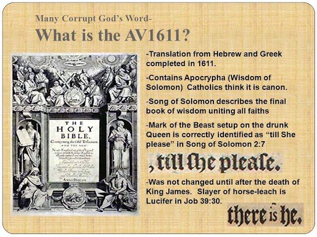 AV1611 The True Bible