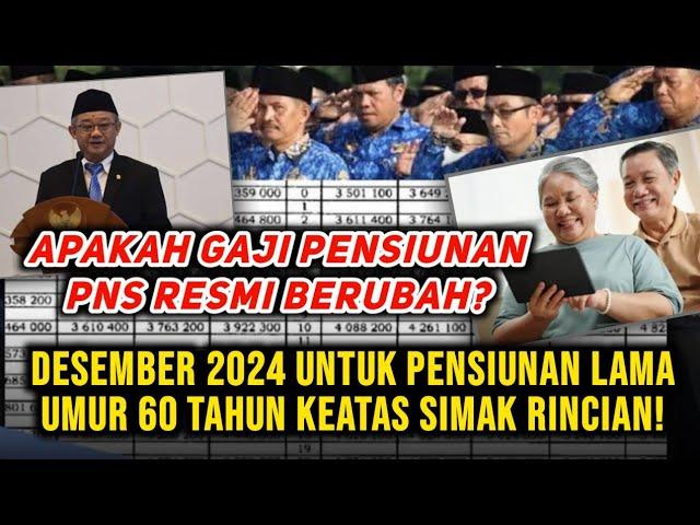 Gaji Pensiunan PNS Resmi Berubah, Pensiunan Lama Umur 60 Tahun keatas Simak Rincian!