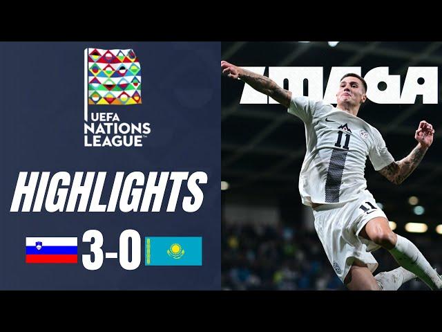 Slovenia vs Kazakhstan 3-0 Highlights UEFA Nations League 2024-25