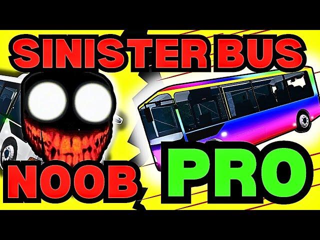 I went NOOB to PRO in the Roblox Horror Game "Sinister bus"