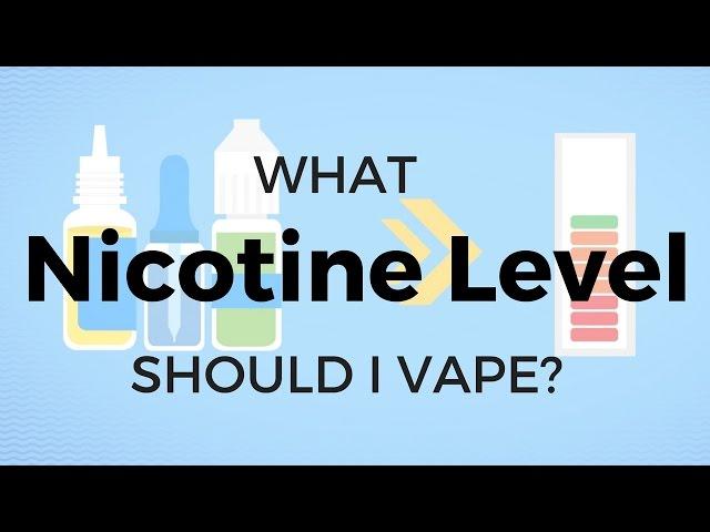 What nicotine level should I vape?