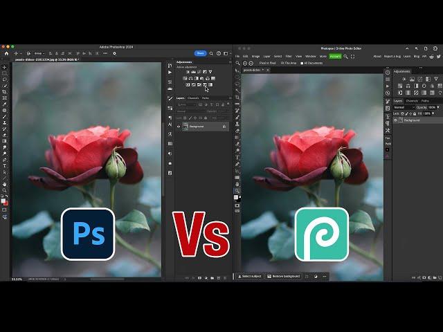 How to change Colors using 'Selective Color' (Photoshop vs Photopea)