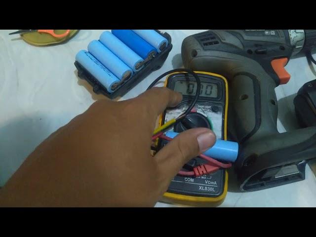 Repair Cordless Impact Battery Drop and Motor Can't Run