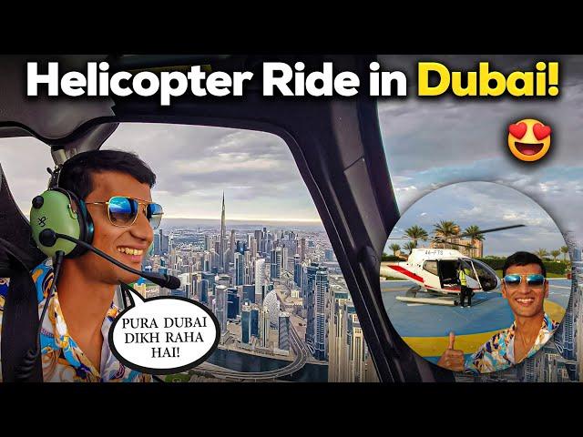 Dubai's Best Experience - Helicopter Tour | Burj khalifa, Palm island, sab dikhega 