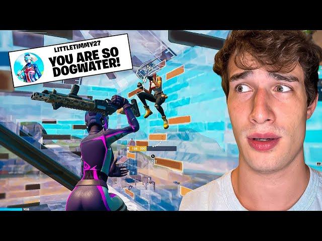 Reacting to MY HATERS Fortnite Montages... (Part 46)