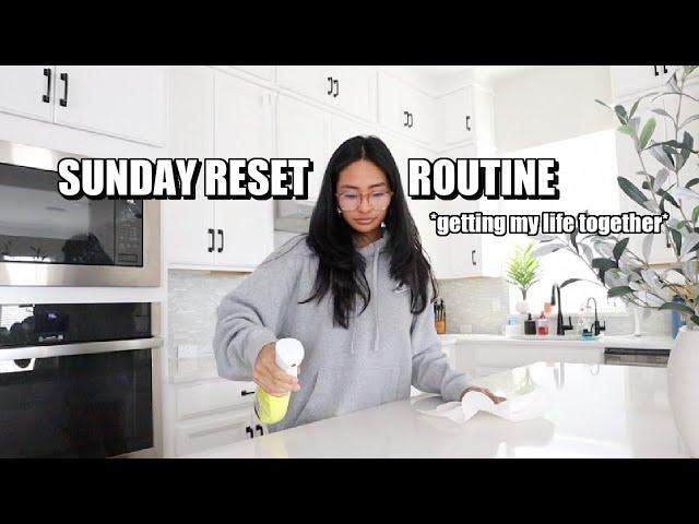 my weekly reset routine | cleaning, planning, journaling + more