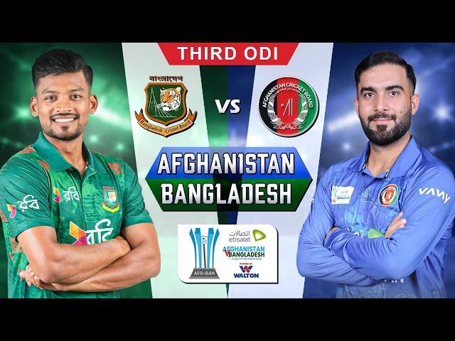 CRICKET LIVE: Afghanistan Vs Bangladesh | 3rd ODI | Sharjah | 11th November 2024 | FireBird Universe