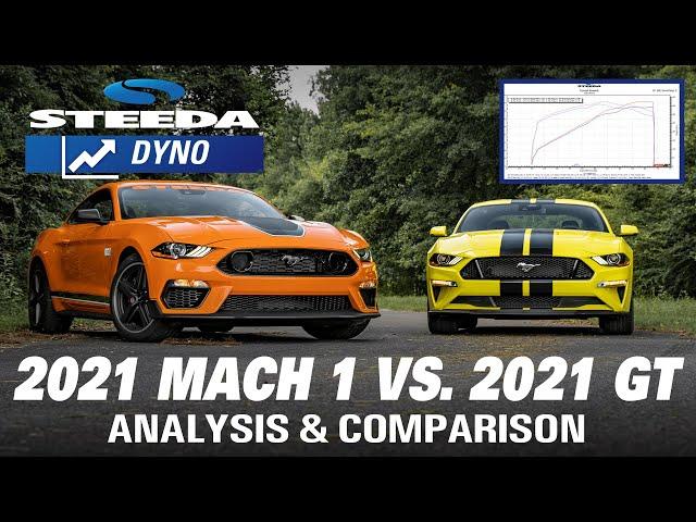 2021 Mach 1 vs. 2021 Mustang GT on the DYNO!