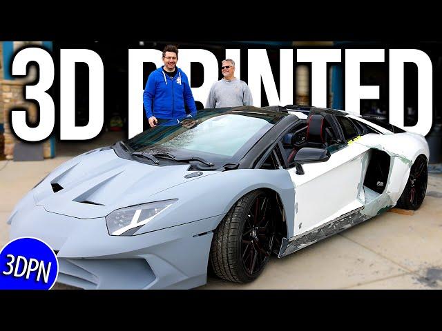 3D Printing a Lamborghini Aventador!