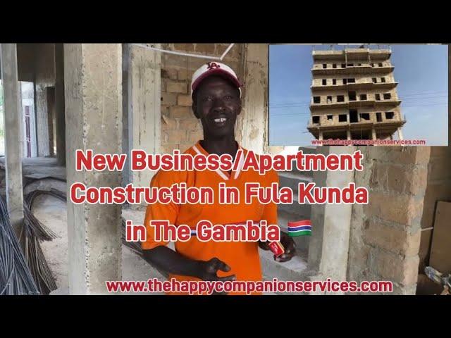 New Business/Apartment Construction in Fula Kunda #gambia #africanrepat #construction