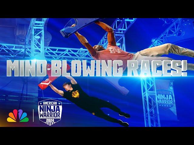 The Best Heart-Stopping Races from Semifinals | American Ninja Warrior | NBC