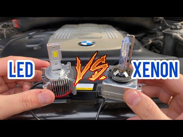 Led VS Xenon  D1S Led instead of Xenon | LED Canbus D1S, D2S, D3S, D4S, D5S, D8S, 35W