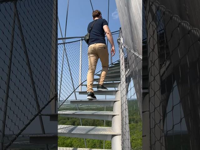 Climbing up the 35 meter high Schönbuchturm near Herrenberg, Germany 2023 #shorts #schönbuch