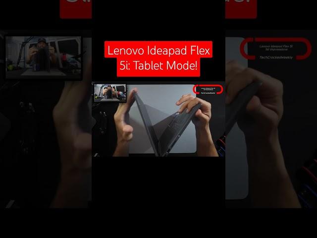 ●Lenovo Ideapad Flex 5i: Tablet Mode!