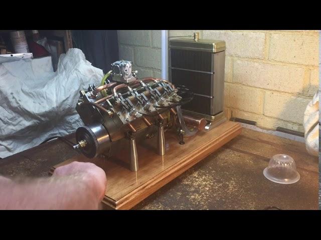 Roy Amsbury home built V8 model engine