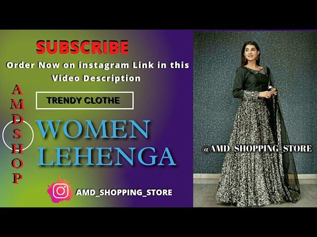 Women's Lehenga Choli And Dupatta Set |Partywear Lehenga Designs |Ladies Clothes| AMD SHOPPING STORE