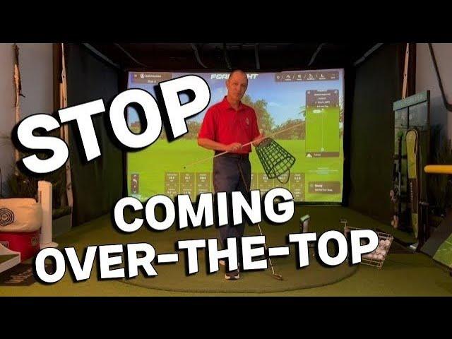 STOP Coming Over The Top FOREVER With This EASY Golf Downswing Drill