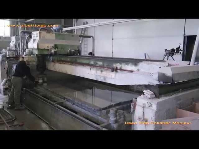 Zibetti - Used Slab Polisher FOR SALE Monlevi 36 cod. ZW169