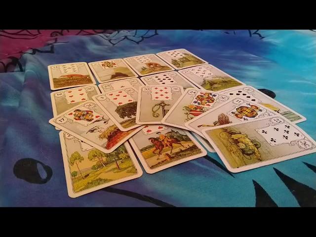 + LIEBT ER MICH + werden wir ein Paar + wie wird es weitergehen + mit den Lenormand Karten