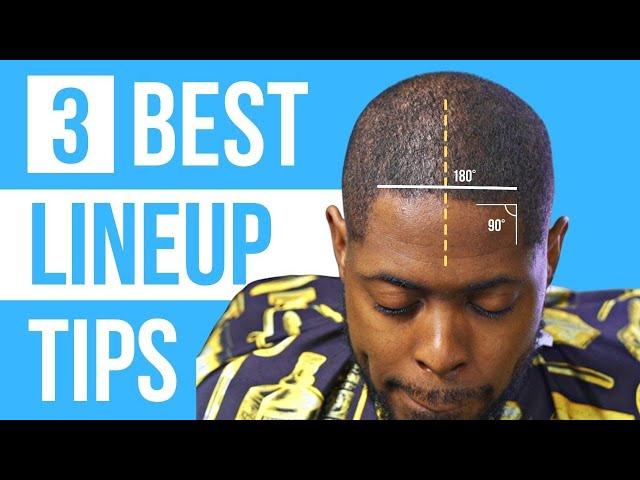 3 BEST LINEUP TIPS | BEGINNER BARBER LINEUP TIPS