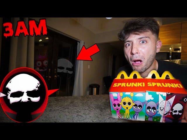 DO NOT ORDER ALL CURSED SPRUNKI EXE HAPPY MEALS AT 3AM! (THEY CAME TO MY HOUSE)