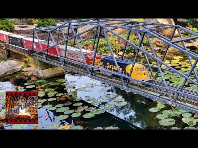 Large Scale Trains In The Backyard CST&J G Gauge Garden Railroad 9/12/2021