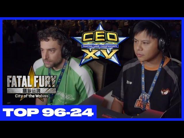 CEO 2025 Fatal Fury Top 96-Top 24 City of the Wolves Tournament