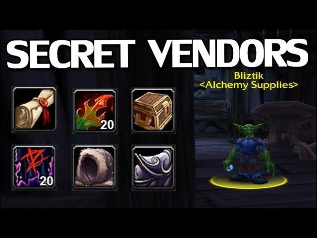 Hidden & Secret Vendors in WoW Classic