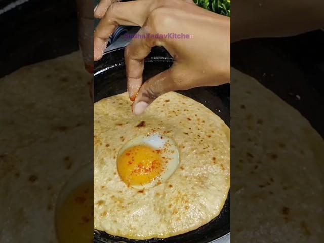 New Style lachha Egg Paratha #trending #shorts #egg  #sudhayadavkitchen#yt