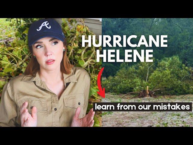 things we should have done before Hurricane Helene hit our small farm.