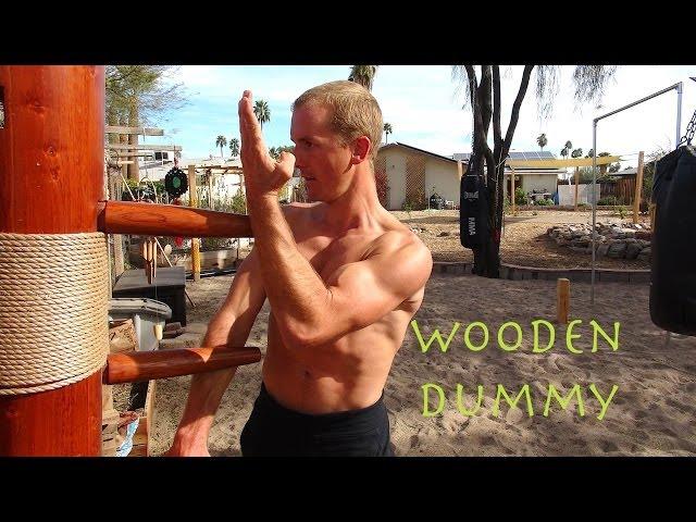 Wing Chun WOODEN DUMMY Training - the New "IP MAN" - Mook Yan Jong - Mu Ren Zhuang