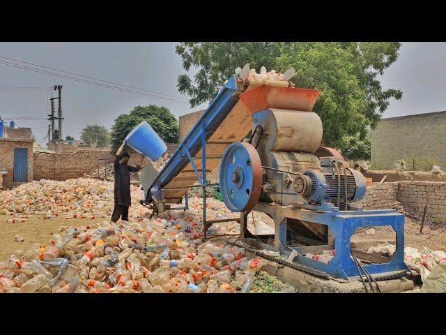 Recycling Waste Plastic Bottles Process Amazing skills work || skills Kwl